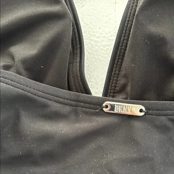 DKNY Black Classic One-Piece Swimsuit - Picture 5 of 6